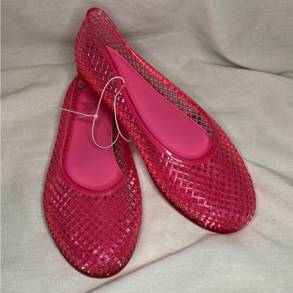 💖 Wild Fable Light Pink “Isabella” Jelly Flats